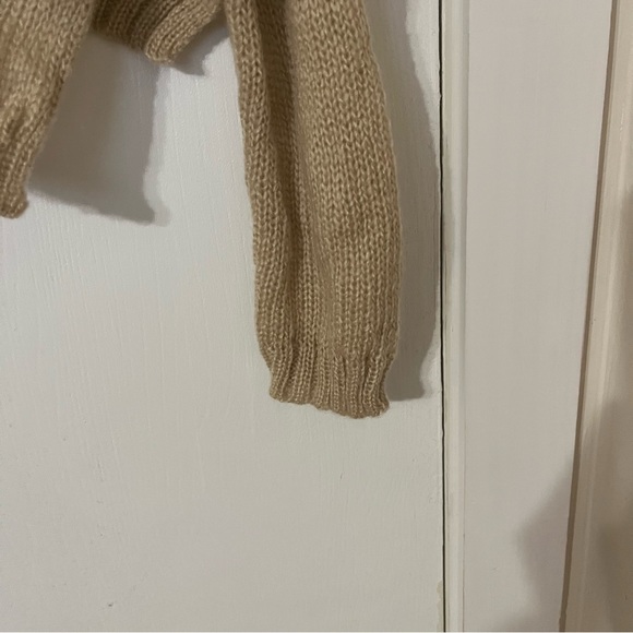 Wooden Ships Paola Buendia Cardigan Tan/Cream Size XS - Picture 3 of 6